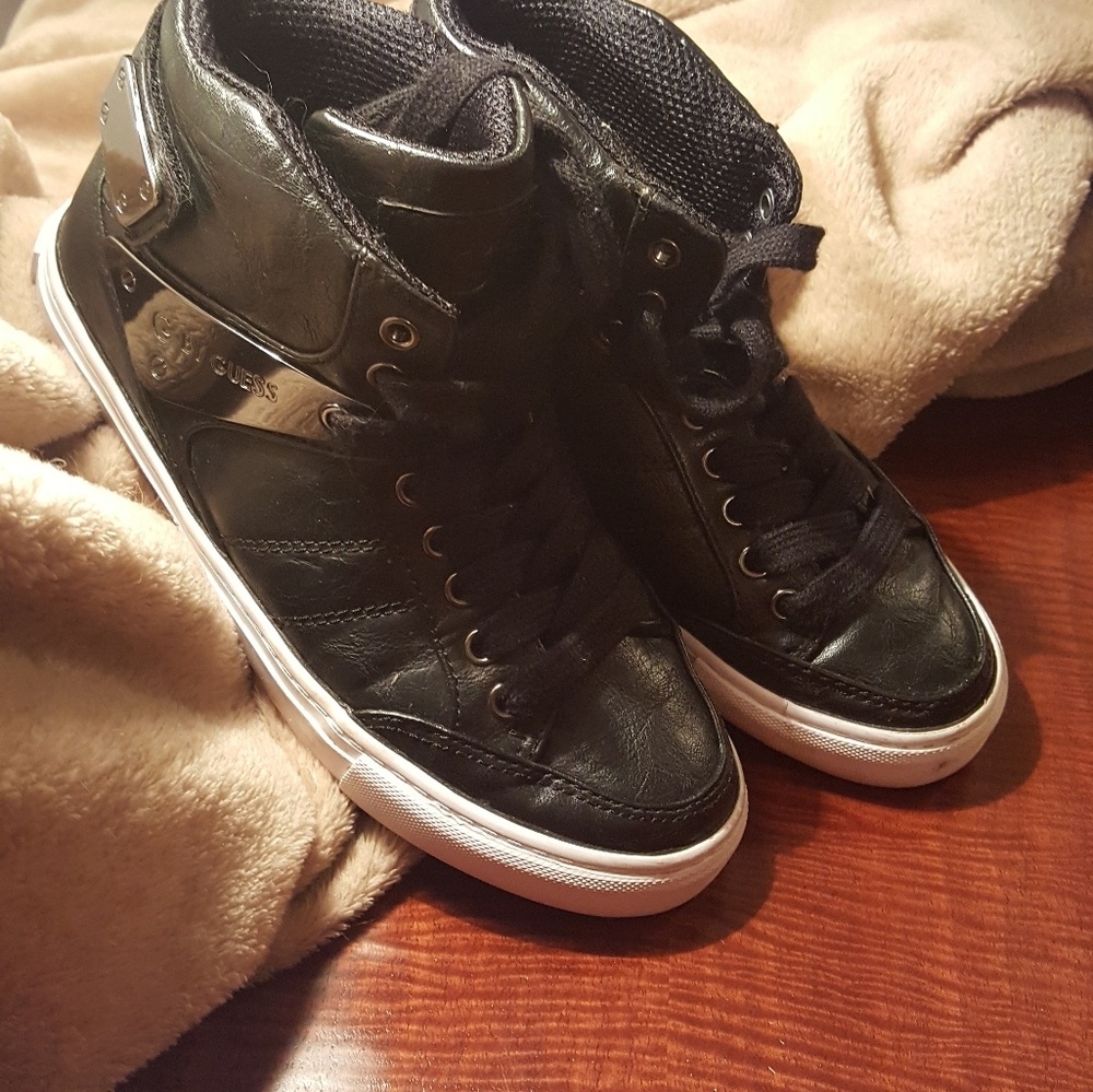 Black Hightop Shoes G by Guess